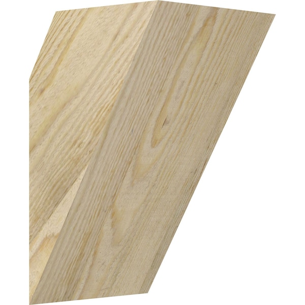 Ekena Millwork 6"W x 6"D x 10"H Traditional Rough Sawn Knee Brace, Douglas Fir BRC06X06X10TRA00RDF - main